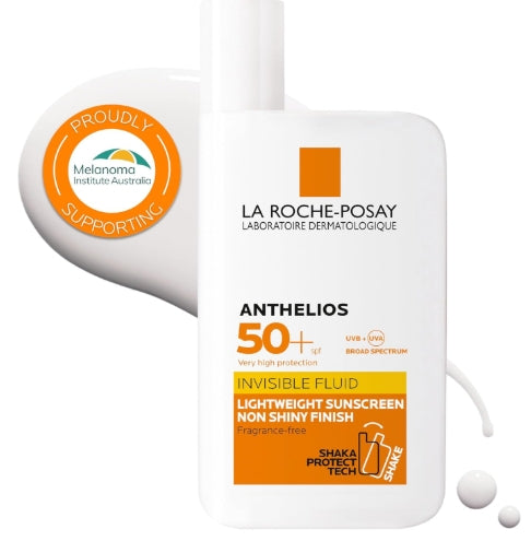 La Roche-Posay Sunscreen Lotion, Ultra-Light Fluid, Water Resistant, Invisible Fluid With SPF 50+, Non-Perfumed, Anthelios XL, 50ml